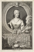 TvB G 1651
<br/>
Portret Maria Louisa van Hessenkassel
<br/>
<em>Houbraken, Jacob (1698-1780)</em>